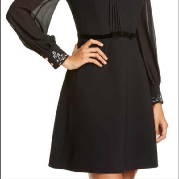 Ted Baker Embroidered Collar Long Sleeve Shirtdress - Picture 5 of 15